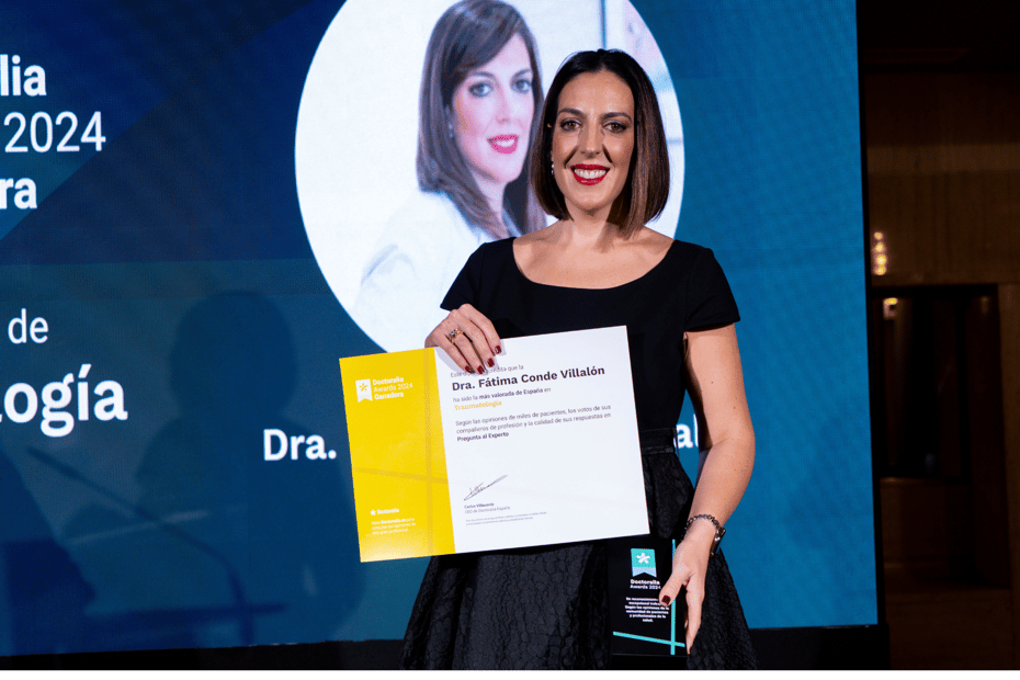 Dra. Fátima Conde Villalón ganadora Doctoralia Awards Traumatologia 2024