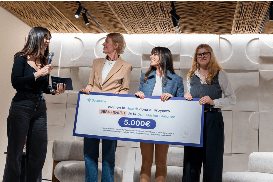 entrega de la beca women in health
